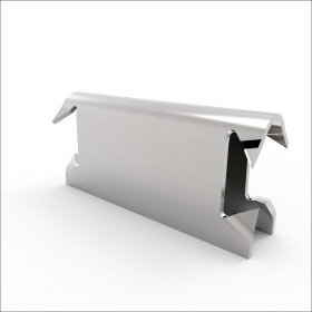 Edge clips for panels - U-shaped retention