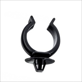 Support tubes a clipper trou double simple