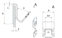 schéma Agrafe de mise à la masse A Raymond