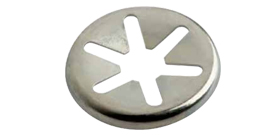 Reinforced axle stop washer