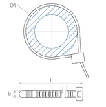 lanière simple Raymond schéma