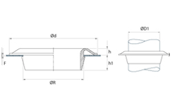 schéma Passe fil pour trou rond A Raymond