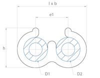 schéma support tube double Raymond