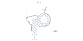 Diagram for scratching post support tube on simple panel edges Raymond