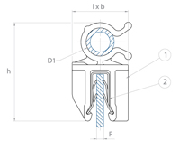 schéma supports tubes bords panneaux Raymond