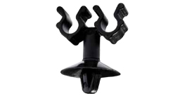 Picture supports for clip-on tubes, double pivot, Raymond