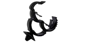 Photo supports tubes à clipser dans un trou double variable Raymond